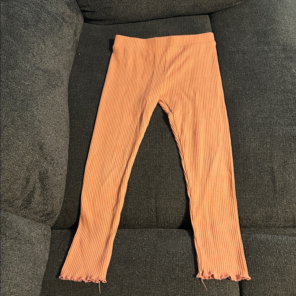 Cat & Jack Peach Ribbed Leggings